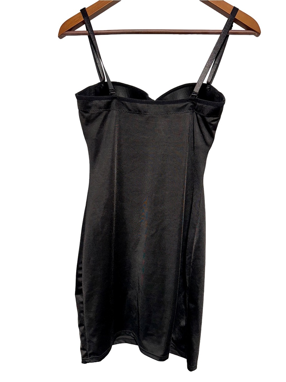 Heavenly Shapewear Black Push Up Bodycon Shaping Slip Dress L - Picture 7 of 7